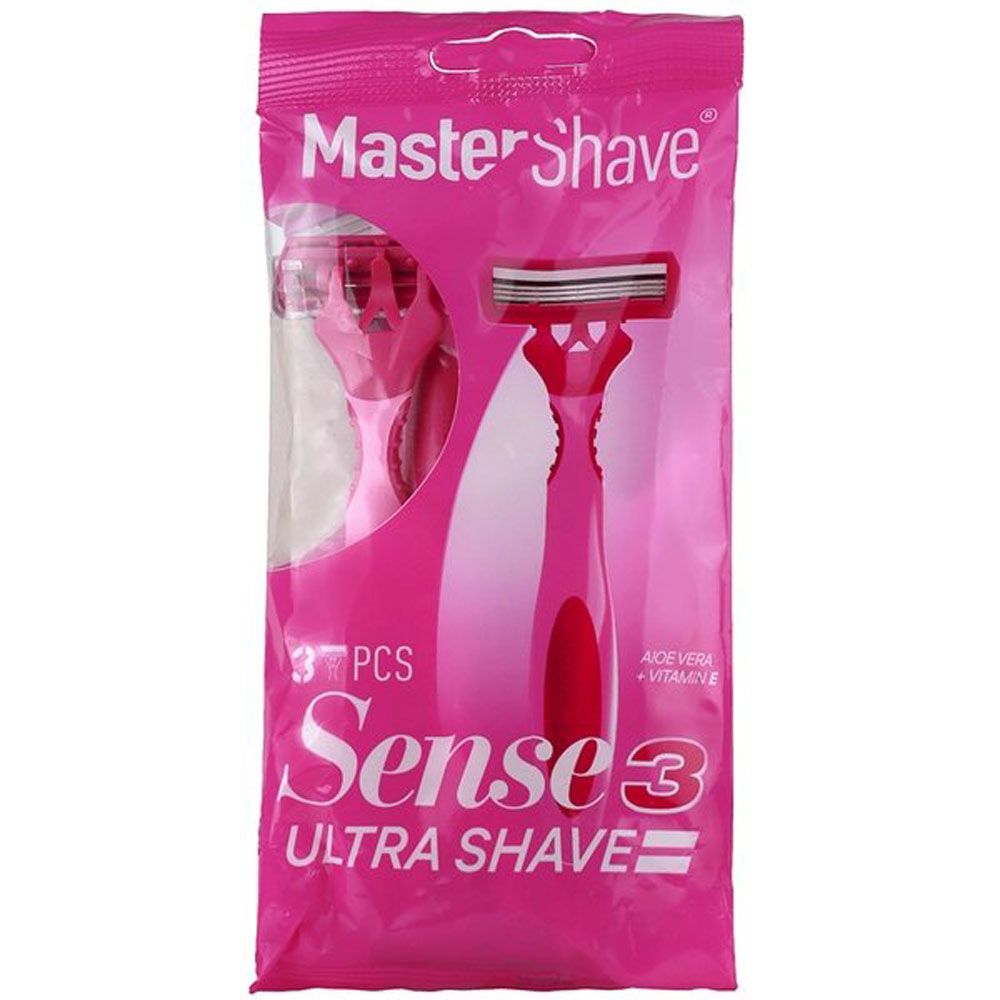 تیغ اصلاح زنانه 3 لبه 3 عددی سنس Sense 3 مستر شیو