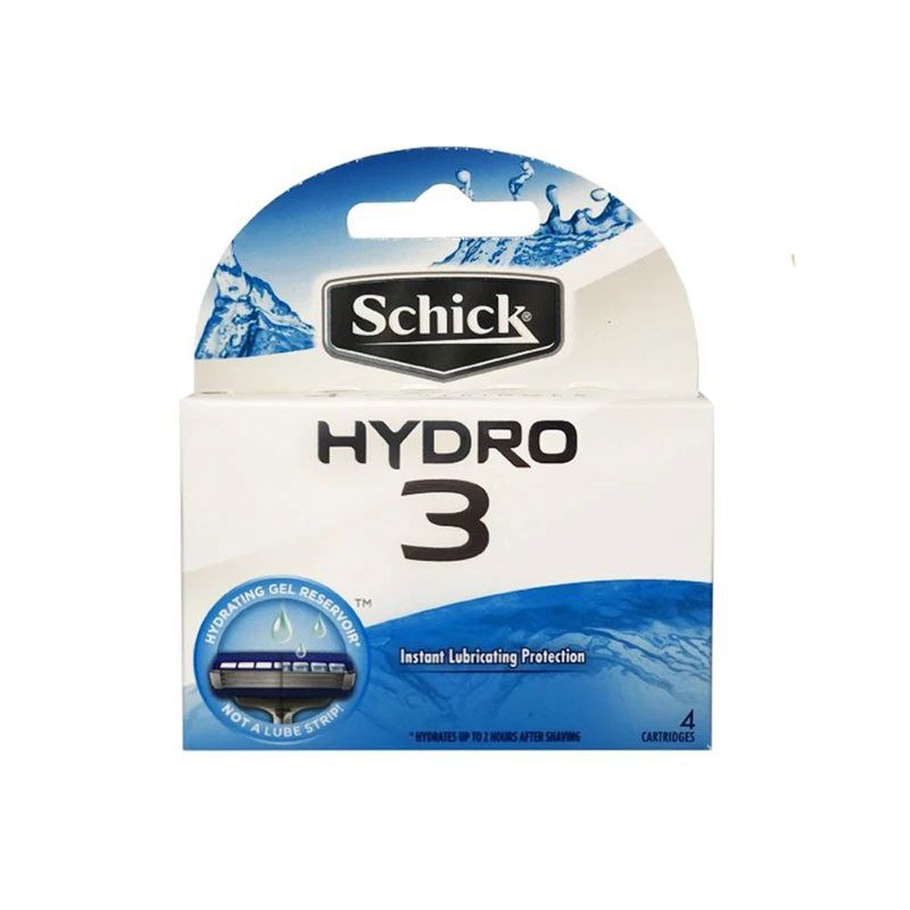 یدک 4 تایی تیغ اصلاح مردانه Hydro 3 هیدرو سه لبه شیک