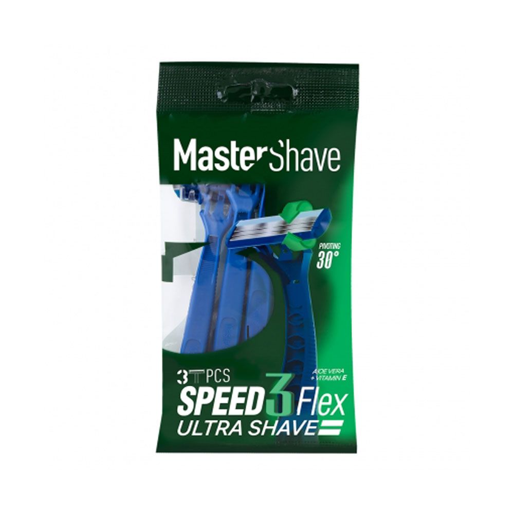 تیغ اصلاح مردانه 3 لبه 3 تایی اسپید 3 مستر شیو