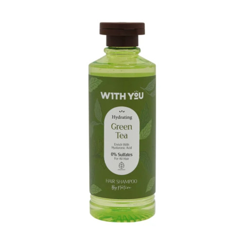 شامپو آبرسان موی نرمال تا چرب گرین تی Green Tea ویت یو